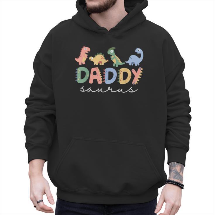 Daddysaurus T Rex Dinosaur Dad Daddy Saurus Family Men Hoodie