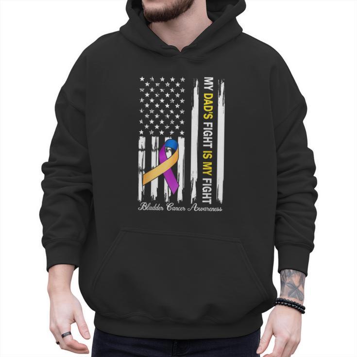 My Dad's Fight Is My Fight Bladder Cancer Awareness Men Hoodie