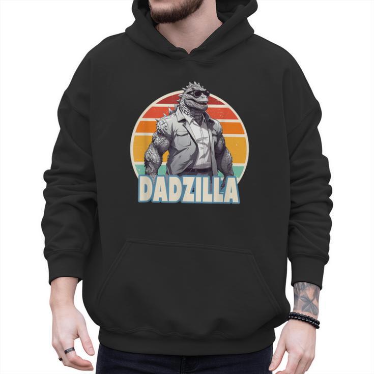 Dadzilla The Rad Dad Kaiju Vibes Men Hoodie