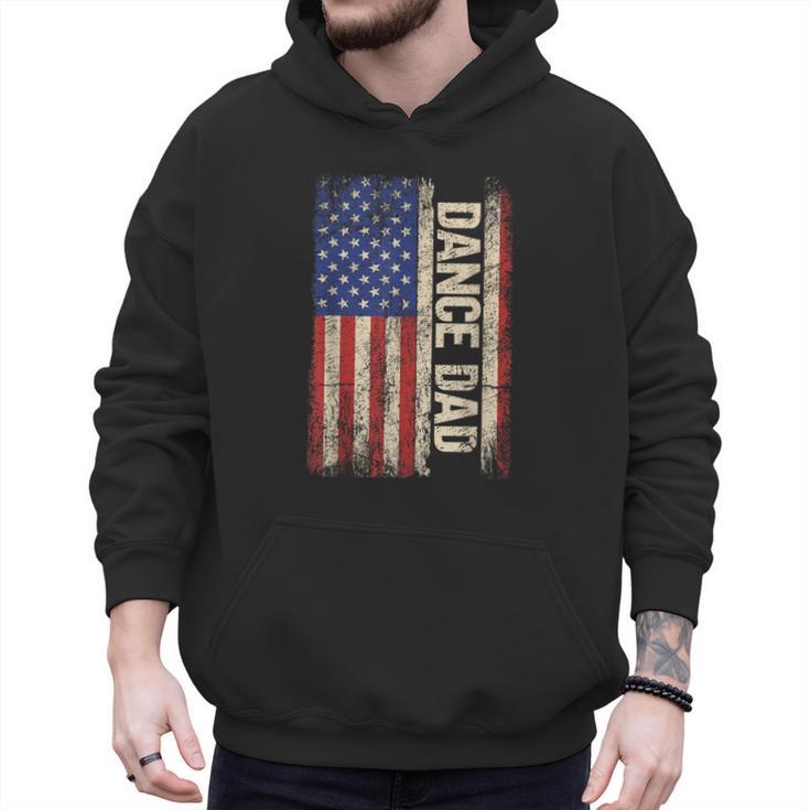 Dance Dad US American Flag Shirt Dancer Dancing Father Men Men Hoodie