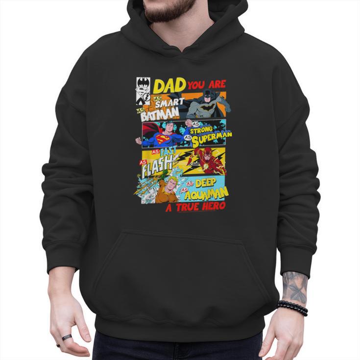DC Comics Father's Day Justice League Dad Attributes Men Hoodie