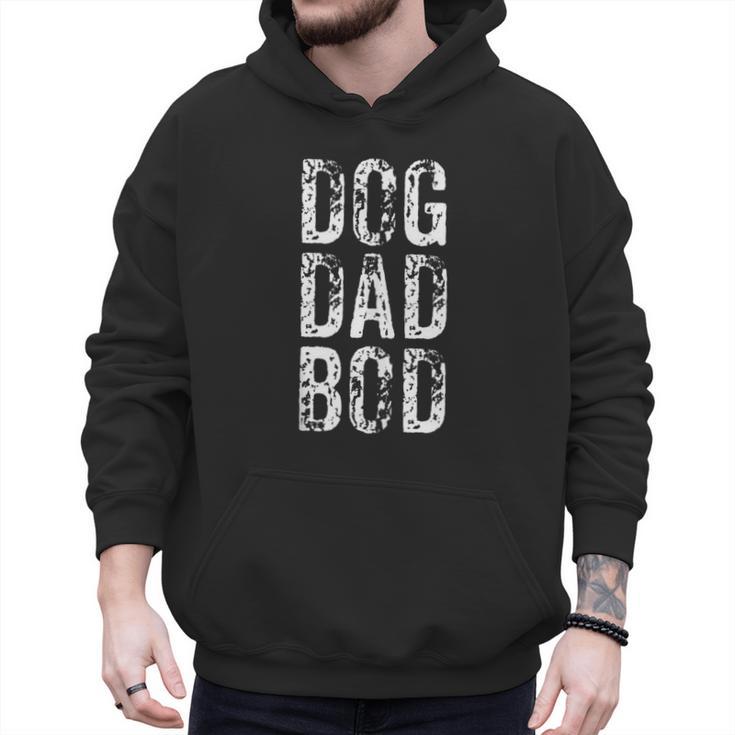 Dog Dad Bod Pet Owner Fitness Gym Men Hoodie
