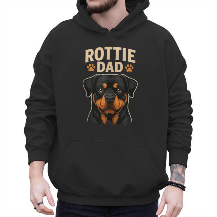 Dog Owner Dad Rottweiler Rottie Dad Men Hoodie
