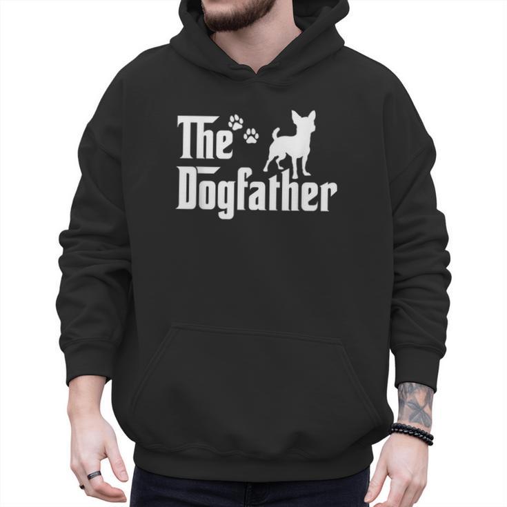 The Dogfather Tee Dad Dog Lover Chihuahua Men Hoodie