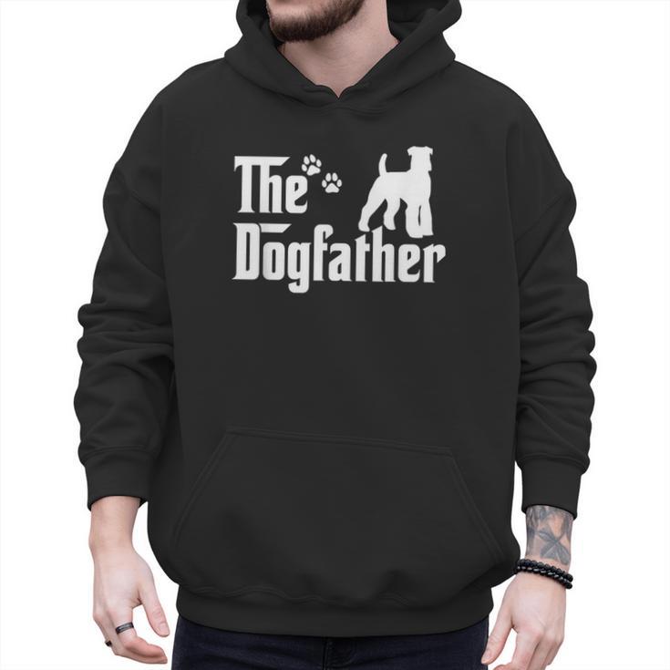 The Dogfather Tee Fathers Day Dad Dog Lover Schnauzer For Men Women Girls Kids Men Hoodie