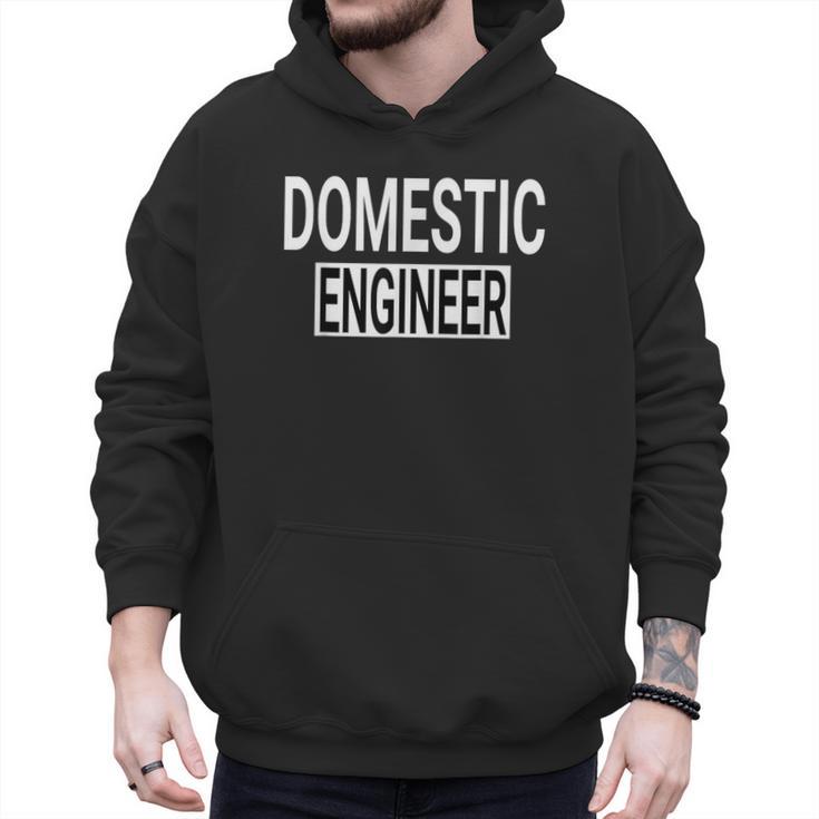 Domestic Engineer House Husband Stay At Home Dad Uniform Men Hoodie
