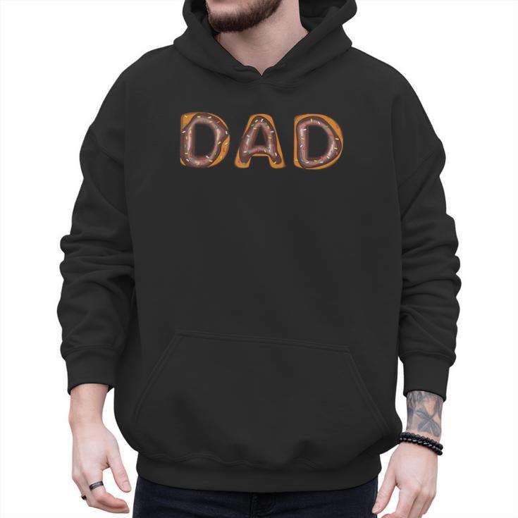 Donut Dad Donut Lover Father's Day For Dad Men Hoodie