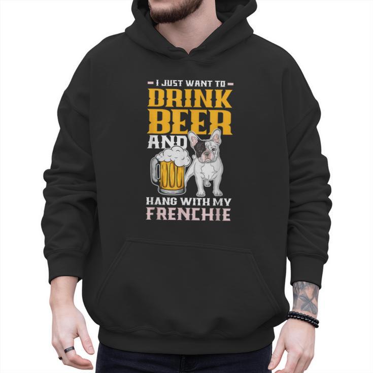 Drink Beer & Hang With My Frenchie French Bulldog Dad For Men Women Men Hoodie