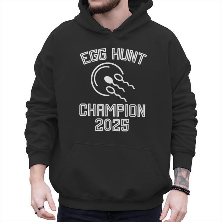 Egg Hunt Champion 2025 First Time Dad Pregnancy Reveal Men Hoodie