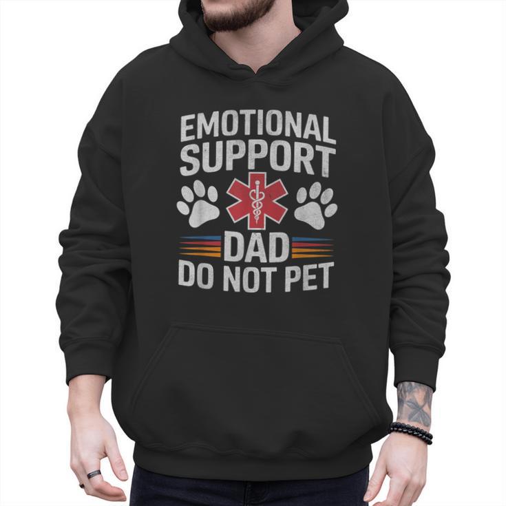 Emotional Support Dad Do Not Pet Caring Father's Day Men Hoodie
