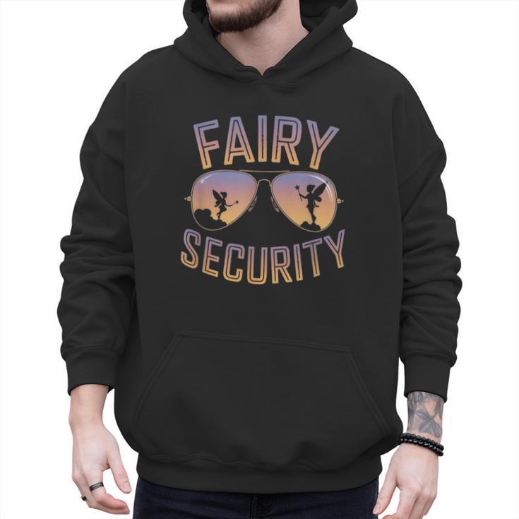 Fairy Security Birthday Family Halloween Costume Dad Mom Men Hoodie