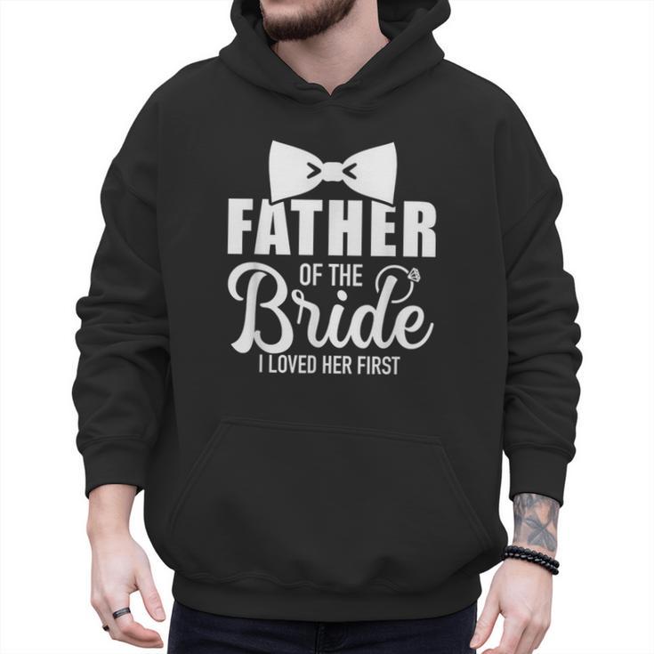 Father Of The Bride Father Dad Bride Wedding Stag Night Men Hoodie