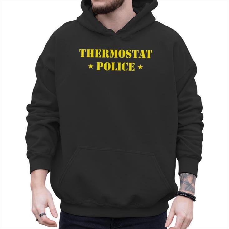 Father For Men Thermostat Police Dad Men Hoodie