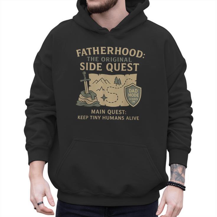 Fatherhood The Original Side Quest Dad Mode Men Hoodie