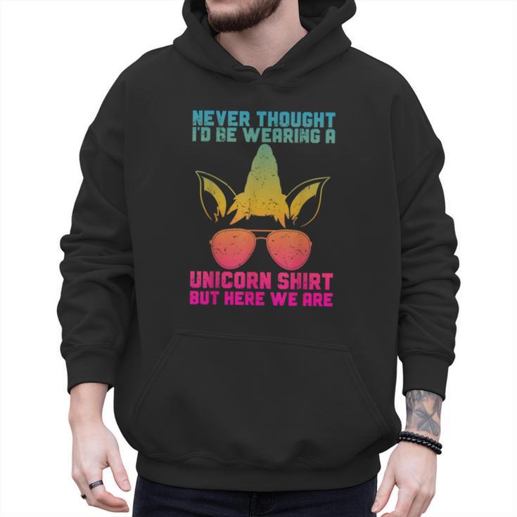 Fathers Day I Wear A Unicorn Shirt Dadacorn Men Hoodie
