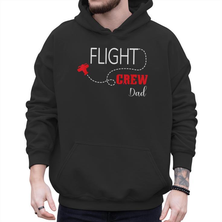 Flight Crew Airplane Birthday Dad Airplane Matching Family Men Hoodie