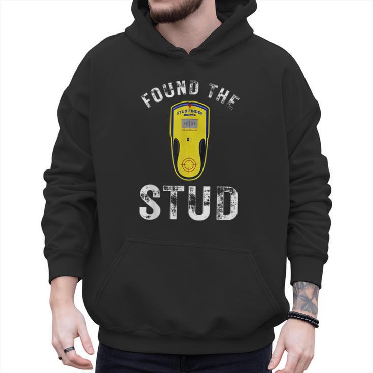 Found The Stud Dad Joke Handy Tools Stud Finder Men Hoodie