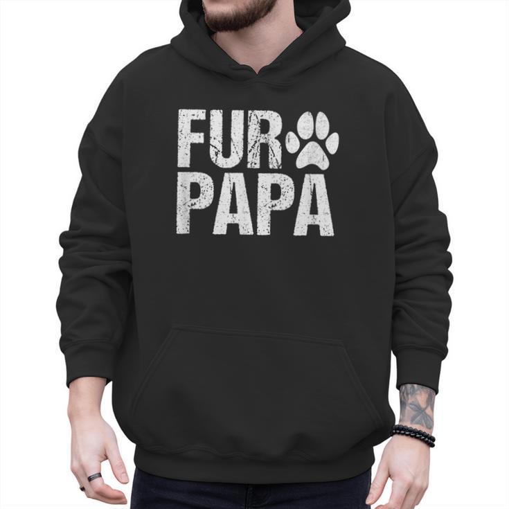 Fur Papa Shirt Pet Lover Dog Dad T-Shirt Fathers Day For Men Men Hoodie