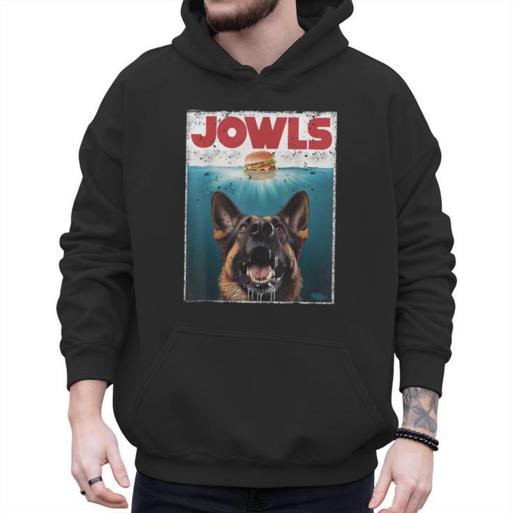 German Shepherd Jowls Hamburger GSG Dog Mom Dog Dad Men Hoodie