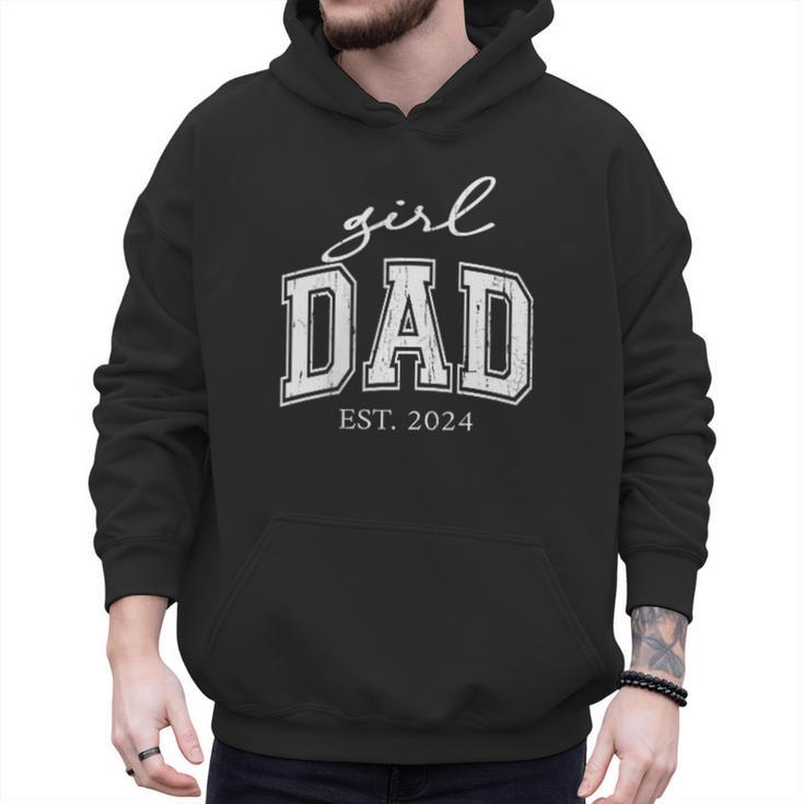 Girl Dad Est 2024 Dad Of Girls Father's Day Men Hoodie