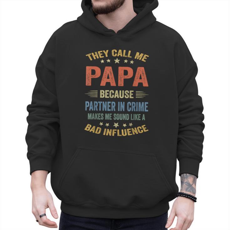 Grandpa Shirts Dad Partner In Crime Shirt Men Hoodie