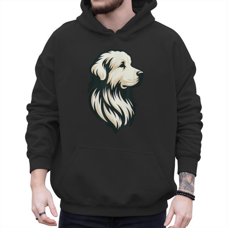 Great Pyrenees Pyr Minimalist Simple Dog Mom Dad Boys Girls Men Hoodie