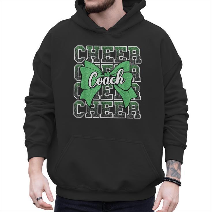 Green Sport Loud Proud Cheer Coach Dad Father's Day Men Hoodie