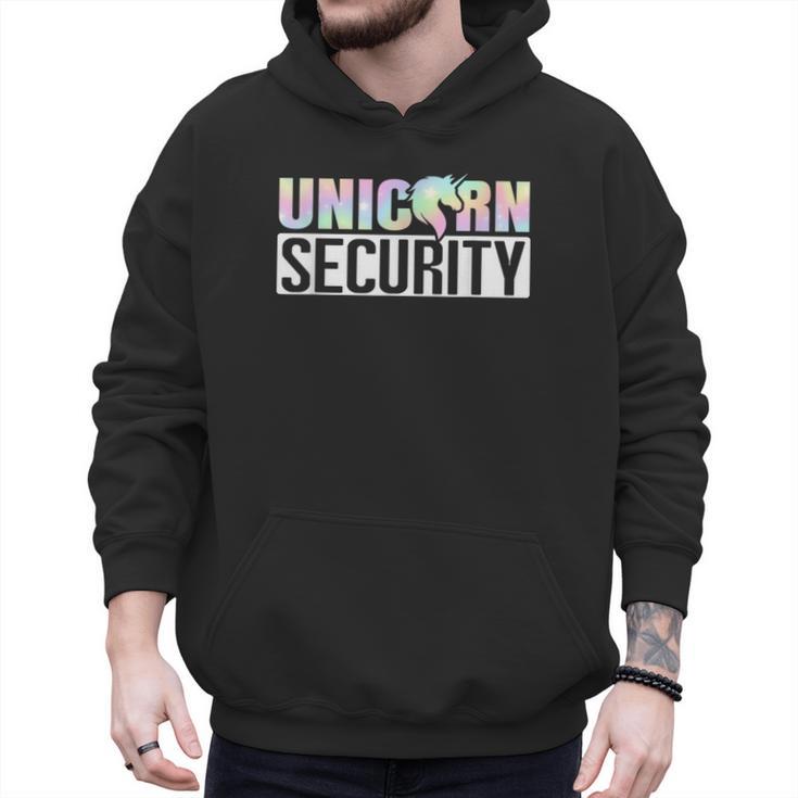 Halloween Mom Dad Daughter Adult Costume Unicorn Security Men Hoodie