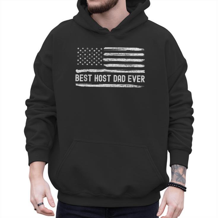 Host Dad Best Ever Flag Men Hoodie