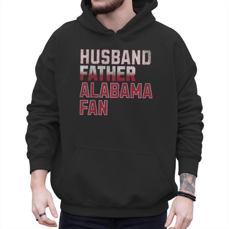 Husband Father Alabama Fan Fathers Day Alabama Dad Men Hoodie