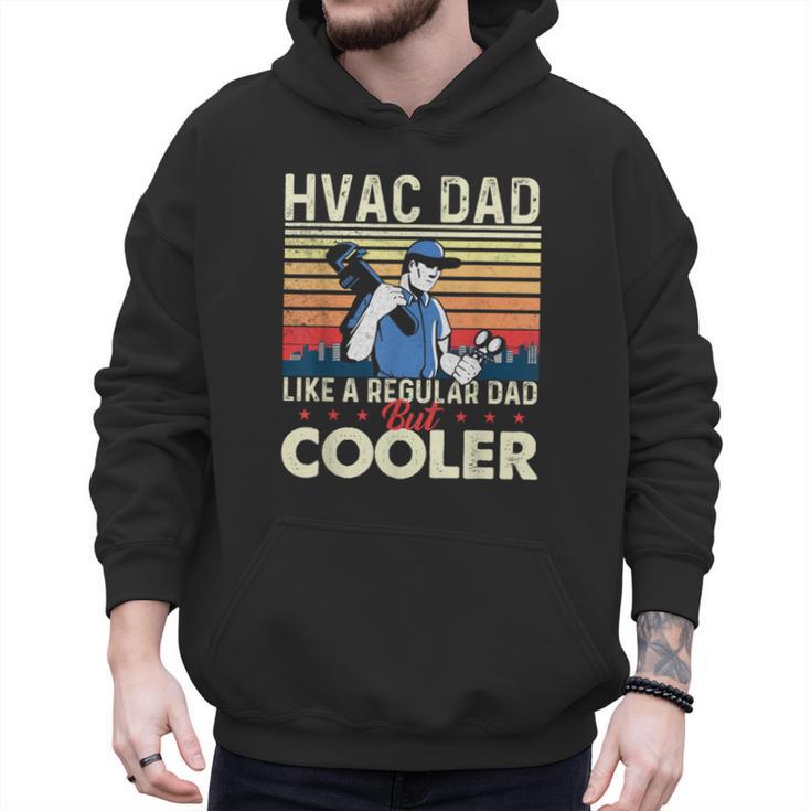 HVAC Dad Like A Regular Dad HVAC Technician AC Repairman Men Hoodie