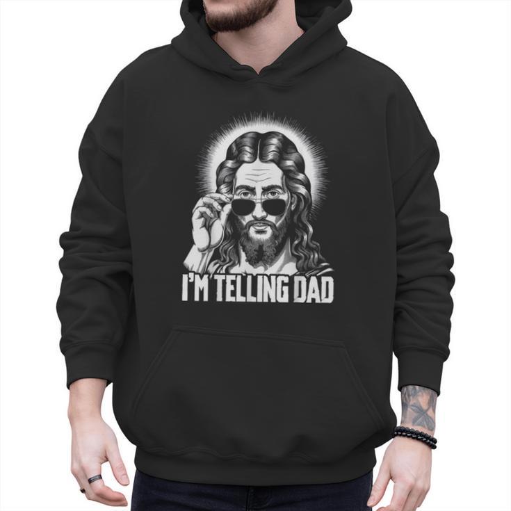 I'm Telling Dad Jesus Men Hoodie