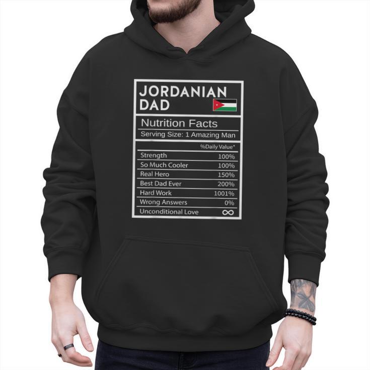 Jordanian Dad Nutrition Facts National Pride For Dad Men Hoodie