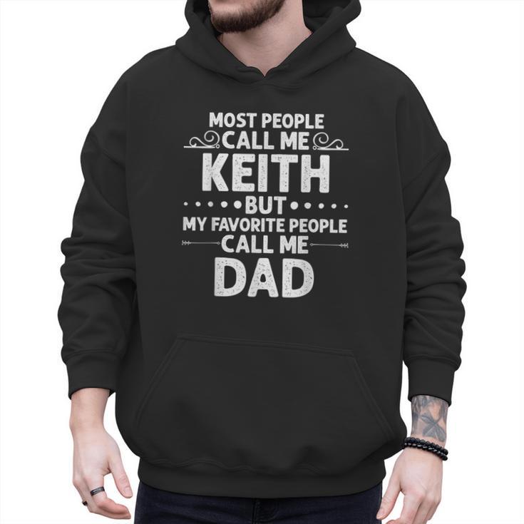 KEITH Name Father's Day Personalized Men Dad Men Hoodie