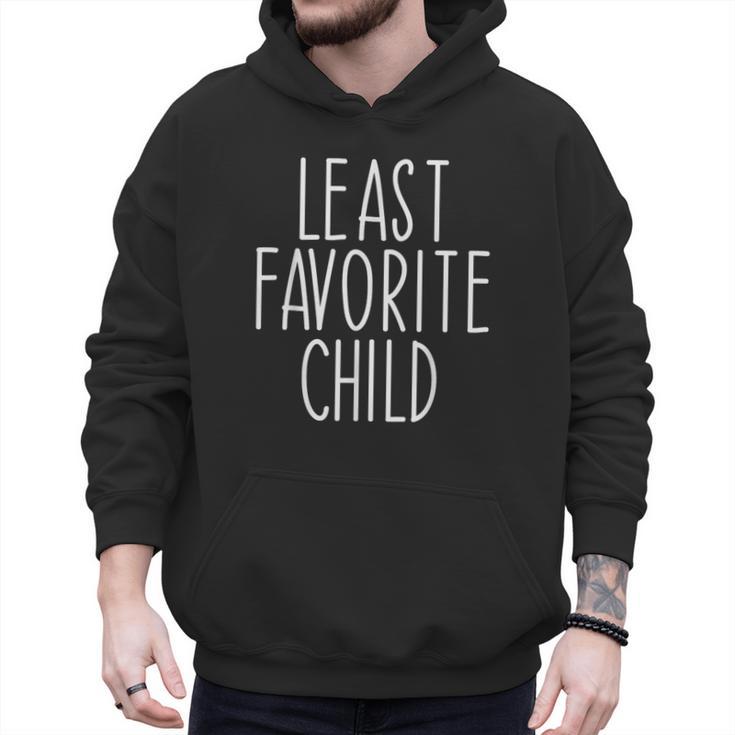 Least Favorite Child Mom Dad Son Men Hoodie