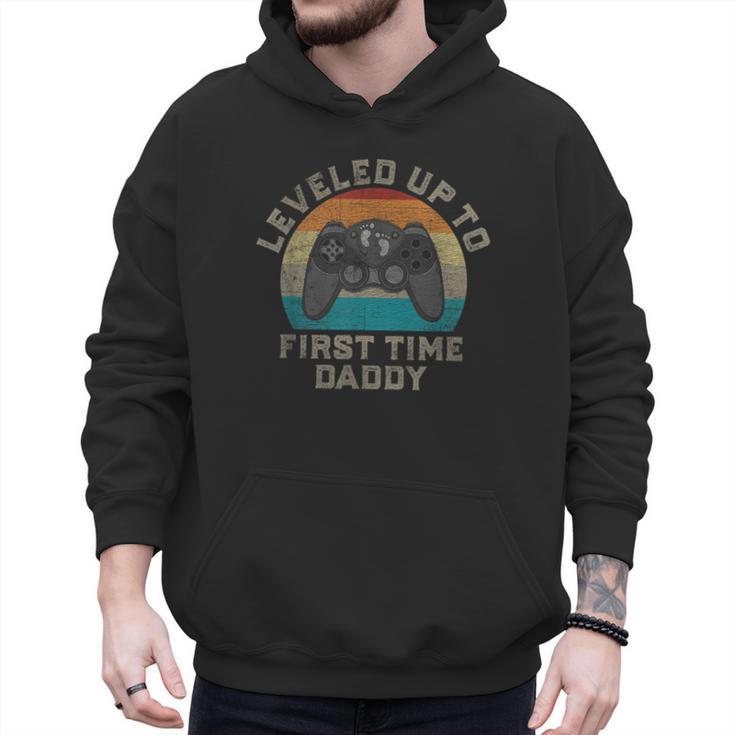 I Leveled Up To First Time Daddy Soon To Be Dad Men Hoodie
