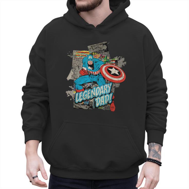 Marvel Captain America Legendary Dad Father's Day Men Hoodie