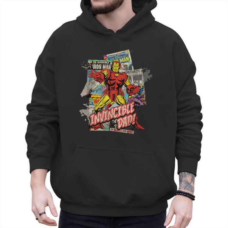 Marvel Iron Man Invincible Dad Father's Day Comic Retro Men Hoodie