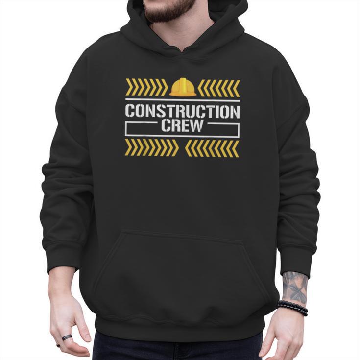 Matching Boys And Dad Mom Construction Digger Birthday Party Men Hoodie