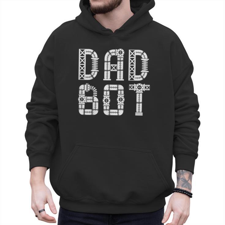 Matching Family Robot Father's Day Dad Bot Men Hoodie
