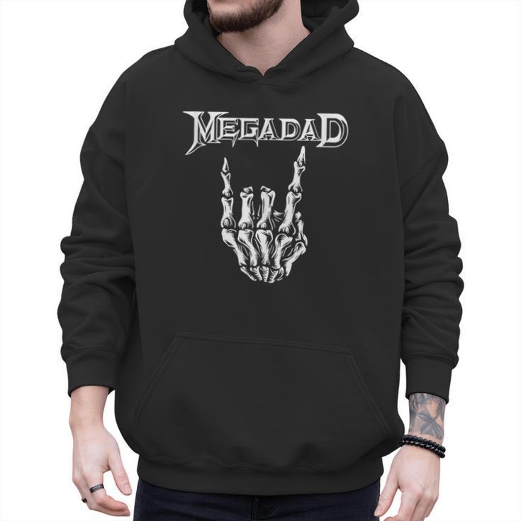 Megadad Retro 90s Hard Rock Band Heavy Metal Father's Day Men Hoodie
