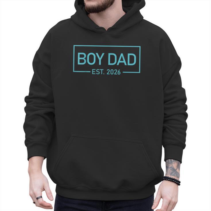 Men Boy Dad Est 2026 Newborn Daddy Father Baby Boy Son Men Hoodie