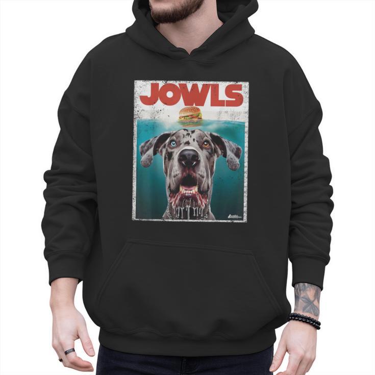 Merle Great Dane Jowls Paws Top Blue Eye Brown Dog Mom Dad For Men Women Girls Kids Men Hoodie