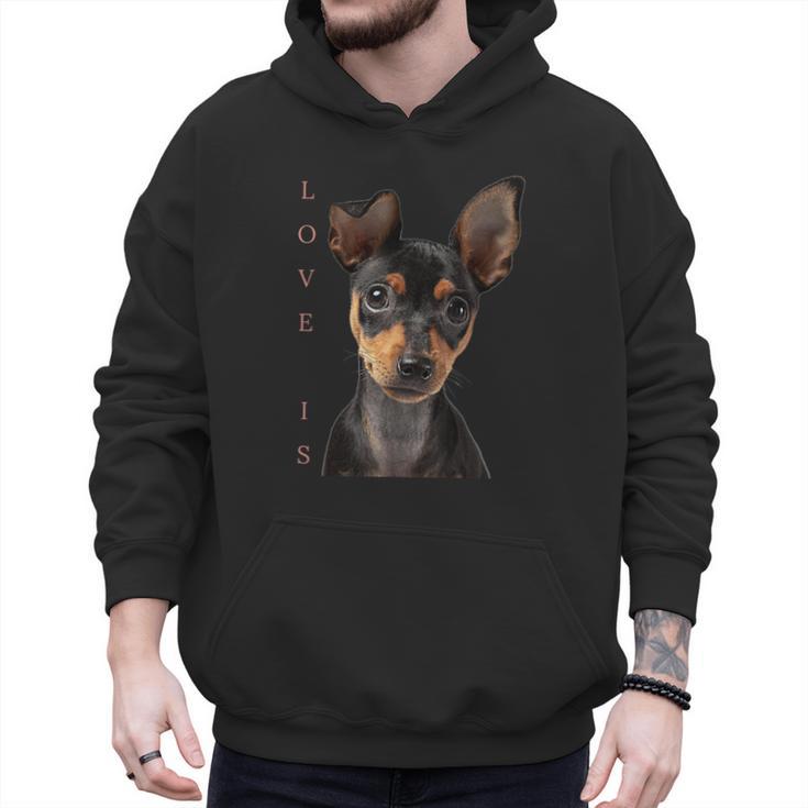 Miniature Pinscher Shirt Dog Mom Dad Tshirt Love Puppy Pet Men Hoodie