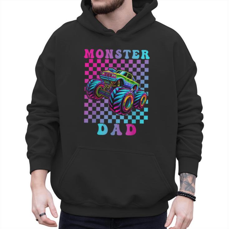 Monster Truck Dad Family Matching Shirt Truck Lovers Men Hoodie