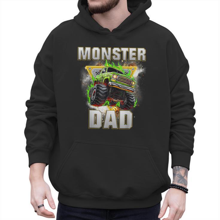 Monster Truck Dad Monster Truck Are My Jam Adults Kids Men Hoodie