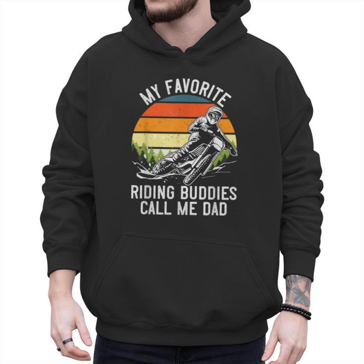 Motorcycle Dad Dirt Bike Shirt Motocross Riding Buddies Men Hoodie