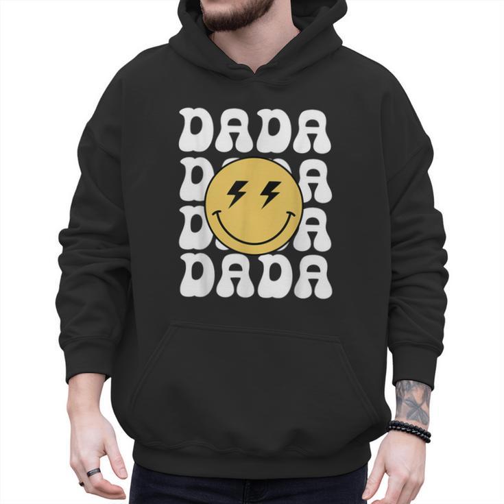 One Happy Family Birthday Matching Apparel Dada One Happy Dude Birthday Theme Family Matching  Adult Child Short Sleeve Crew Neck Classic Fit Polyester 50 Cotton 50 Men Hoodie