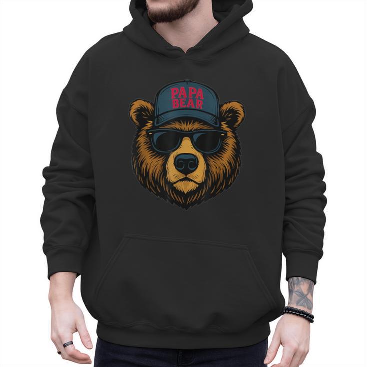 Papa Bear Father's Day Great Dad Joke Men Hoodie