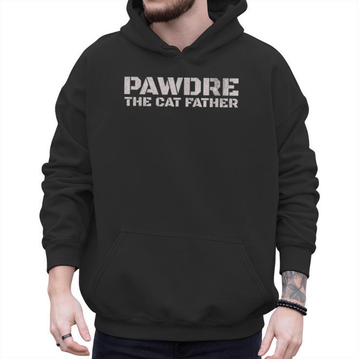 PAWDRE The Cat Father Cat Dad Feline Fathers Cat Men Hoodie